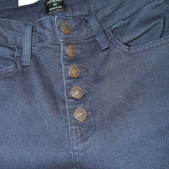 Just black jeans size 26 55%Rayon color Black - Picture 6 of 10